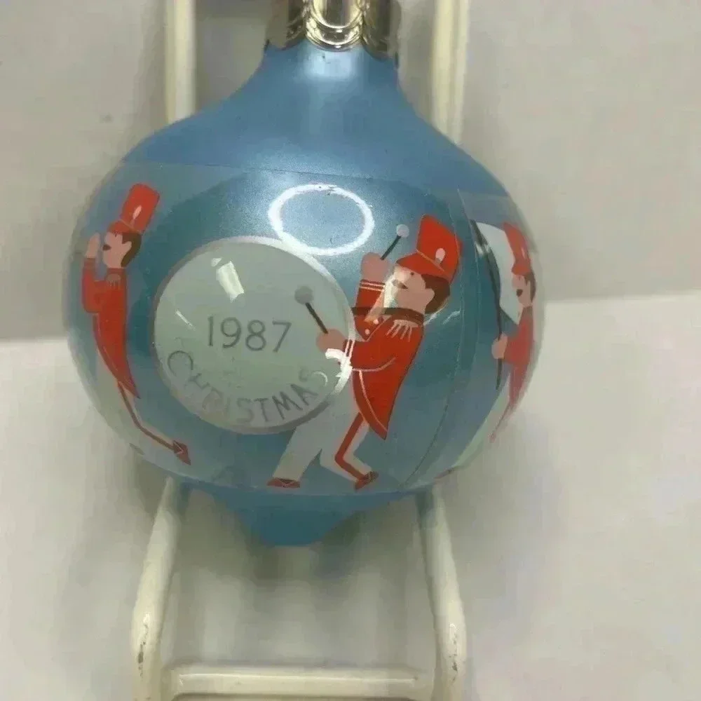 Hallmark Keepsake Glass Ornament-  Godson Dated 1987